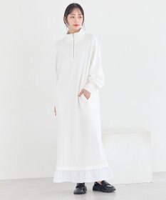 earth music&ecology レイヤーヘムワンピース