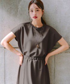 Tiaclasse 【洗える】フレンチスリーブカノコトップス