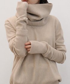 23区 ピュアカシミヤ ネック ウォーマー