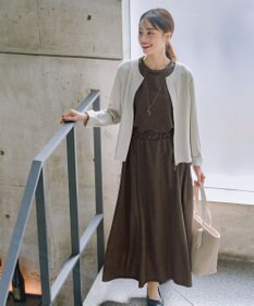 Tiaclasse 【洗える】フレンチスリーブカノコトップス