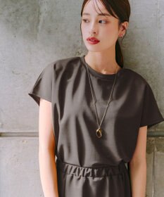 Tiaclasse 【洗える】フレンチスリーブカノコトップス