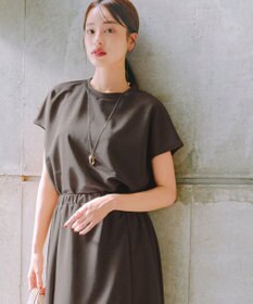 Tiaclasse 【洗える】フレンチスリーブカノコトップス