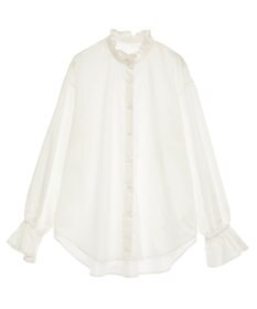 CRAFT STANDARD BOUTIQUE スタンドフリルブラウス