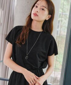 Tiaclasse 【洗える】フレンチスリーブカノコトップス