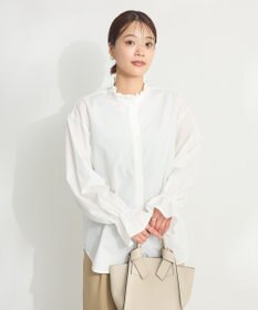 CRAFT STANDARD BOUTIQUE スタンドフリルブラウス
