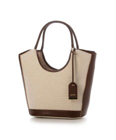 UNBILLION ペルケ perche / キャンバス・牛革トリミング2wayトート