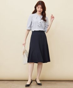 ANY SIS S 【洗える】ラッフルボウ ブラウス