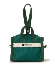 LeSportsac MICRO WEEKENDER CHARM/LSSタイポグラフィチャームグリーン