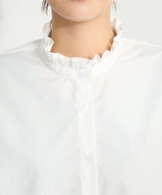 CRAFT STANDARD BOUTIQUE スタンドフリルブラウス