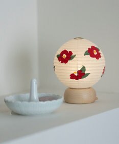 ちょうちん堂 【きもち】KAGAYAKI 椿 ちょうちん ライト