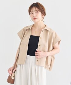 earth music&ecology コクーンフォルムシャツ