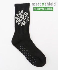 PW CIRCULUS 【虫よけ加工】【WOMEN】サークルロゴ　ミドルソックス  ゴルフ