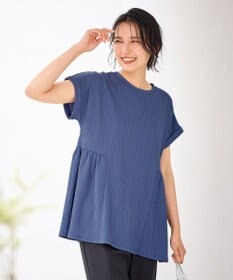 ANY L フクレジャージチュニック