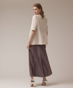 GRACE CONTINENTAL サテンバイアススカート