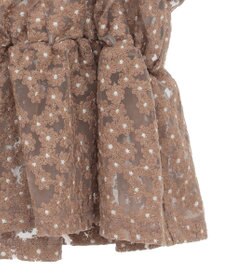 earth music&ecology キラキラフラワー刺繍ビスチェ