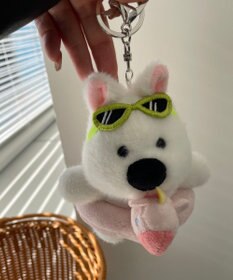 WEGO バカンスわんこぬいぐるみキーホルダー