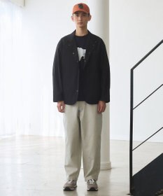 J.PRESS YORK STREET 【UNISEX】ブルドックプリントリブ Tシャツ