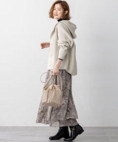 23区 S 【洗える】Erica クレープペイズリープリント スカート