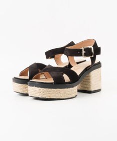 gaimo 【GAIMO/ガイモ】クロスストラップ プラットフォームサンダル/MANU