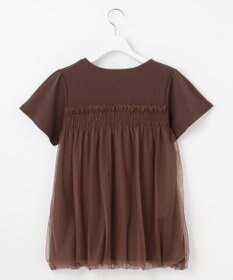 Feroux 【汗ジミが目立たない・洗える】バルーンチュール Tシャツ