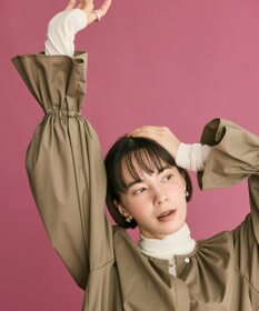 #Newans 【洗濯機可】フルギャザーブラウス