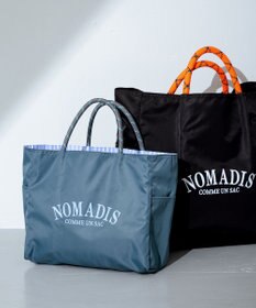 23区 【23区別注/WEB&一部店舗限定】NOMADIS SAC ストライプ ロゴ トートバッグ