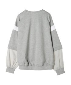 AMERICAN HOLIC 袖異素材ミニ裏毛プルオーバー