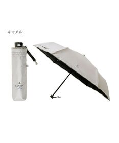 MOONBAT 【遮光率100％/遮熱/UV】LANVIN en Bleu (ランバン オン ブルー)晴雨兼用日傘 ピコレース シルバーラメ刺繍 折りたたみ傘 簡単開閉