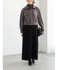 Te chichi カットジャガードキャミワンピース