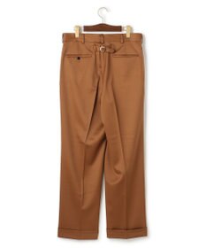 J.PRESS MEN 【J.PRESS ORIGINALS】Wool Satin Stretch New Piped Stem Slacks / Japan Made