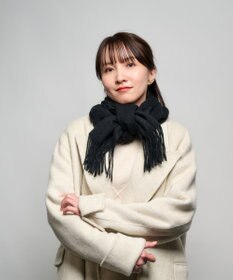 MOONBAT プラスムーンバット (+moonbat) カシミヤ100％無地マフラー 洗える 190㎝×30㎝