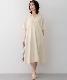 組曲 クリアストレッチスキッパーニット ワンピース