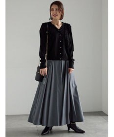 Te chichi フリルVネックカーディガン