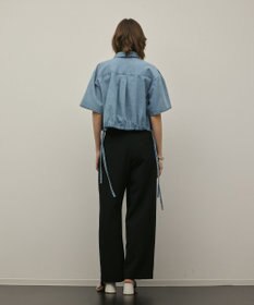 GRACE CONTINENTAL ハーフスリーブデニムシャツ