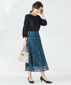 ANY SIS 【洗える】レースフリル ブラウス