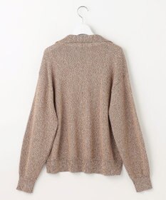 自由区 S ペーパーウールコットン襟付き ニット