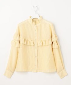 Feroux 【洗える】フリル ブラウス