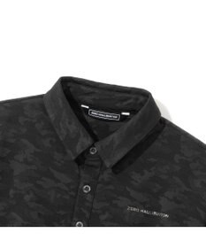 ZERO HALLIBURTON カモフラージュ柄 ジャガードポロロングシャツ ZHG-A4A 2b 82853 ゴルフウェア