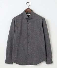 JOSEPH ABBOUD 【洗える】ドットジャガード ジャージー シャツ