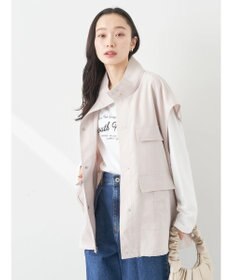 earth music&ecology ミリタリースタンドカラーベスト