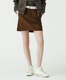 23区GOLF 秋色夏素材【WOMEN】【ストレッチ】シェルタリングオックス 台形スカート