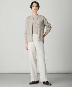 J.PRESS LADIES KNIT BASIC クルーネック カーディガン