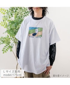 Mother garden しろたん 長袖 Ｔシャツ 《しろたん探せ》ユニセックス