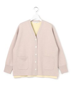 23区 【先行予約】バイカラーダブルフェイス ニット カーディガン