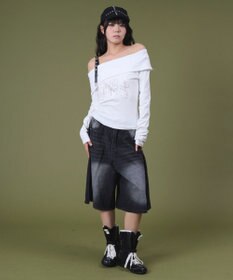 WEGO バギーハーフデニム