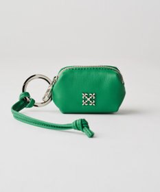 russet カラビナ付き レザーミニポーチ型チャーム(Z-220)