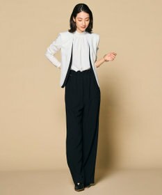 BEIGE， EVA / ハイネックハーフスリーブブラウス