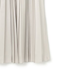 ICB 【洗える】レザーライクプリーツ スカート