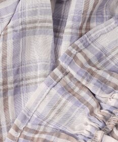 ANY KIDS 【洗濯機可能】2WAY チェックブラウス