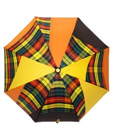 +RING 【UPF50＋】【限定/日本製】晴雨兼用傘（長ショート）YEL-CHK SR430